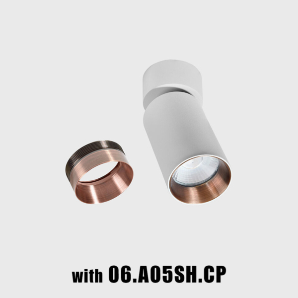 TUB M SA 90, D52mm, H140mm, LED 9W, 4000К, білий (02.0591.9.940.WH)