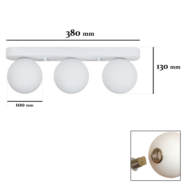 Купить Люстра 761X100F-3 WH+WH (380)