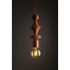 Подвесной светильник в стиле модерн TOWER BRICK LAMPA WISZ?CA 1XE27 TK Lighting в кухню, спальню в цвете красный