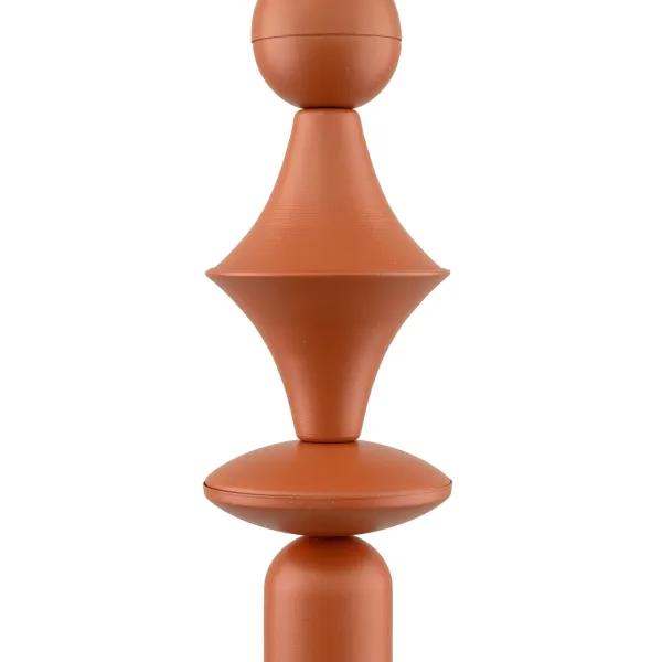 Подвесной светильник в стиле модерн TOWER BRICK LAMPA WISZ?CA 1XE27 TK Lighting в кухню, спальню в цвете красный