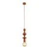Подвесной светильник в стиле модерн TOWER BRICK LAMPA WISZ?CA 1XE27 TK Lighting в кухню, спальню в цвете красный