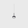 SOL MINI P NANO, D75mm, H135mm, 7W LED, 24°, 3000K, IP20, чёрный/diamond black (03.7531.7.930.BK/DBG)
