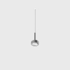 SOL MINI P NANO, D75mm, H135mm, 7W LED, 24°, 3000K, IP20, чёрный/хром (03.7531.7.930.BK/CR)