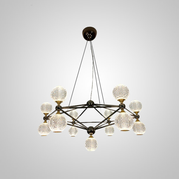 Підвісна світлодіодна люстра TRENTON L13 Black   LED