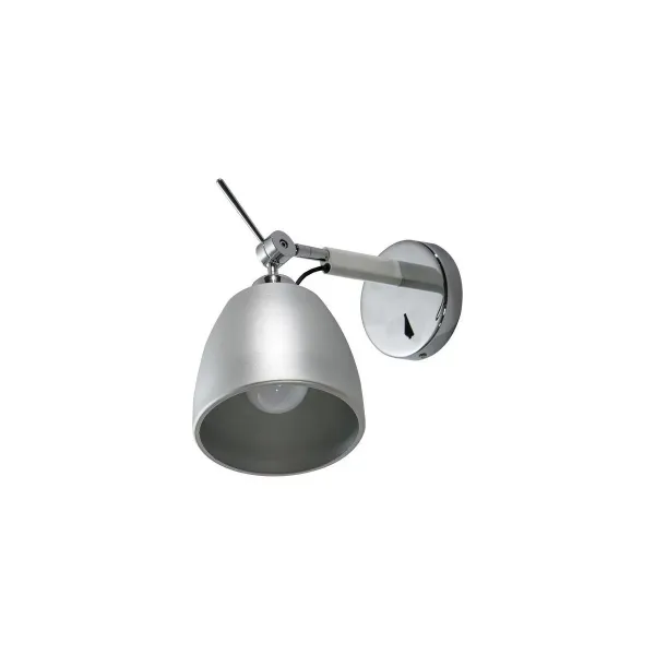Бра настенное в спальню и гостиную Zyta Alu Wall XS (ALU/ALU) Azzardo в стиле хай-тек