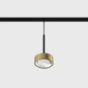 IN_LINE SOL MINI P, D75mm, H135mm, LED 7W, 4000К, чорний/латунь (06.7530.7.940.BK + SOL M RING BRASS)