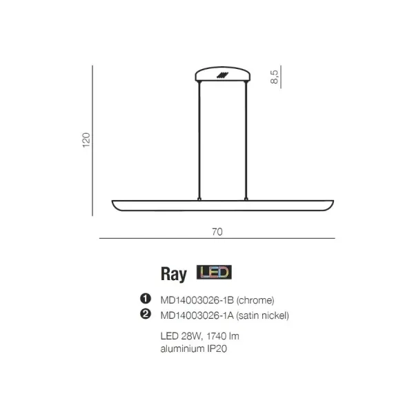 Светильник настенный светодиодный в спальню и ванную SERGIO MIRROR 60 HEATED CCT SWITCH BK Azzardo, LED бра