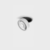 SOL IN MINI, D75mm, H26mm, LED 7W, 3000K, чорний/білий (01.7526.7.930.BK + SOL M RING GRAIN WHITE)