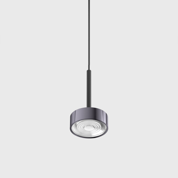 SOL MINI P NANO, D75mm, H135mm, 7W LED, 24°, 3000K, IP20, чёрный/diamond black (03.7531.7.930.BK/DB)