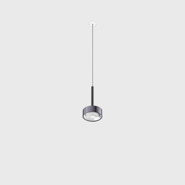 SOL MINI P NANO, D75mm, H135mm, 7W LED, 24°, 3000K, IP20, чёрный/diamond black (03.7531.7.930.BK/DB)