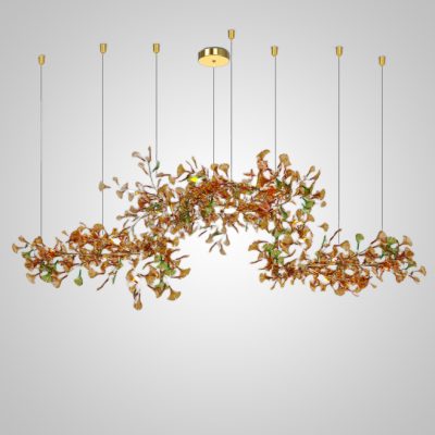 Подвесная люстра ELLING B L250 Amber светодиодная в спальню