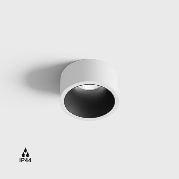 INVISIBLE MINI OUT, D55mm, H58mm, LED 6.3W, 4000K, белый/чёрный (01.2203.7.940.WH/BK)