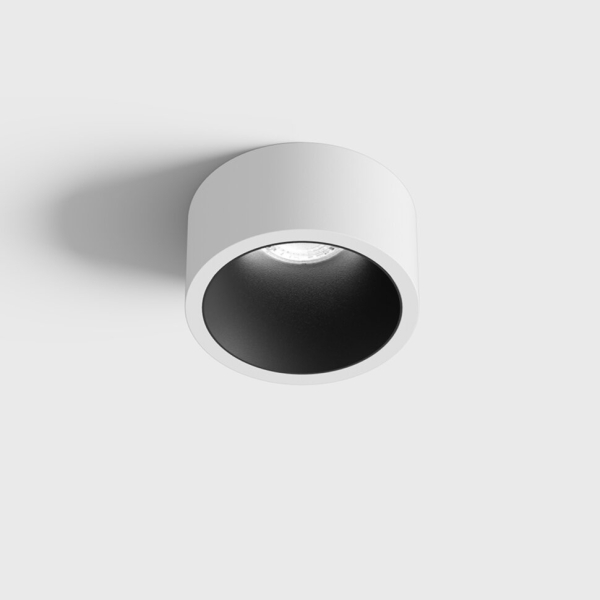 INVISIBLE MINI OUT, D55mm, H58mm, LED 6.3W, 4000K, белый/чёрный (01.2203.7.940.WH/BK)