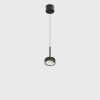 SOL MINI P, D75mm, H135mm, 7W LED, 24º, 4000K, IP20, чорний/срібло (03.7530.7.940.BK/BZG)