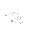 IN_LINE TUB S A 60, D30mm, H60mm, LED 5.4W, 3000К, хром (06.0361.8.930.CR)