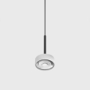 SOL MINI P NANO, D75mm, H135mm, 7W LED, 24°, 3000K, IP20, чёрный/белый (03.7531.7.930.BK/WHG)