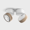 SOL SURF, D95mm, H78mm, LED 14W 4000K, белый/sahara beige (02.9533.14.940.WH + SOL RING GRAIN SAHARA BEIGE)