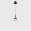 SOL MINI P, D75mm, H135mm, 7W LED, 24º, 3000K, IP20, чёрный/coffee (03.7530.7.930.BK/CFG)