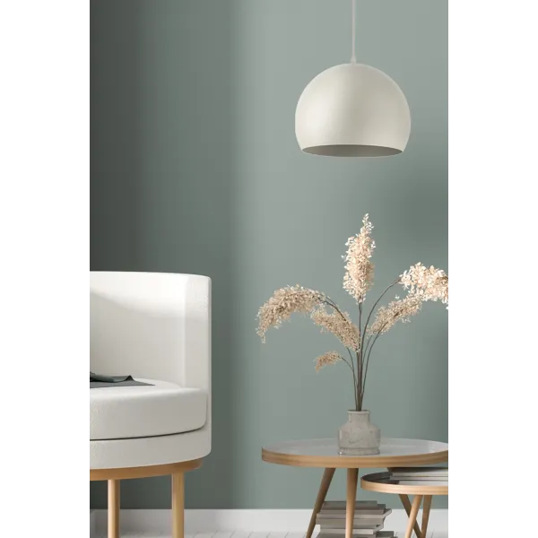 Подвесной светильник в стиле хай-тек ZOE BEIGE LAMPA  1 S TK Lighting в кухню, спальню в цвете бежевый