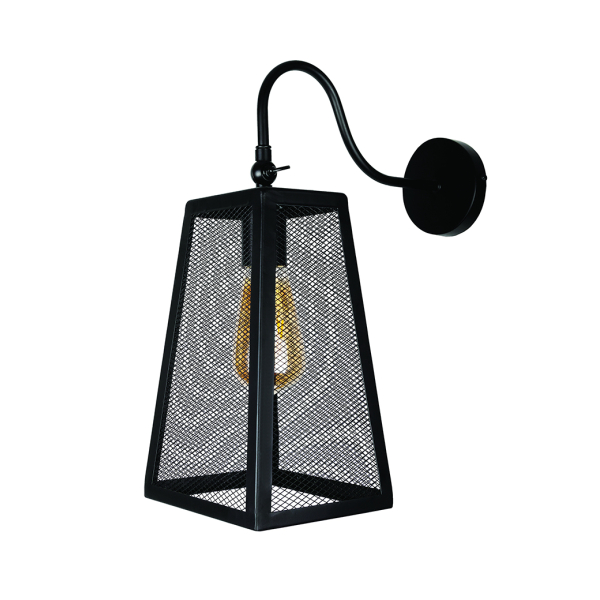 Бра настенное 907W019F3-1 BK levistella в стиле лофт