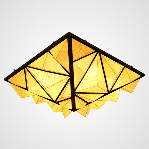 Люстра  світлодіодна Люстра Aqua Creations Lighting ceiling D170 Yellow у вітальню  LED