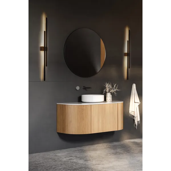 Светильник настенный светодиодный в спальню и гостиную FLASH BLACK WOOD KINKIET LED TK Lighting, LED бра в стиле хай-тек