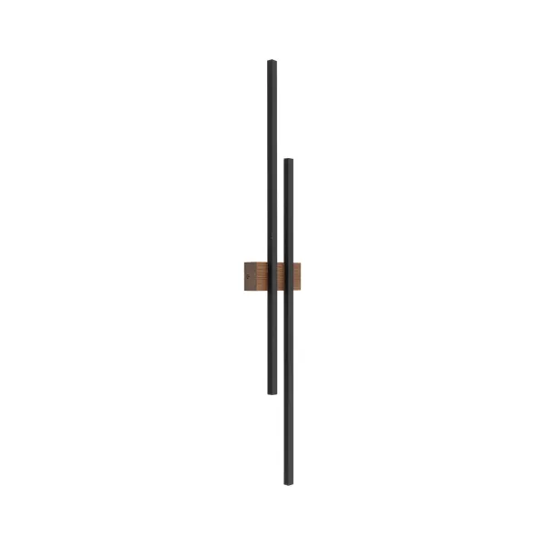 Светильник настенный светодиодный в спальню и гостиную FLASH BLACK WOOD KINKIET LED TK Lighting, LED бра в стиле хай-тек