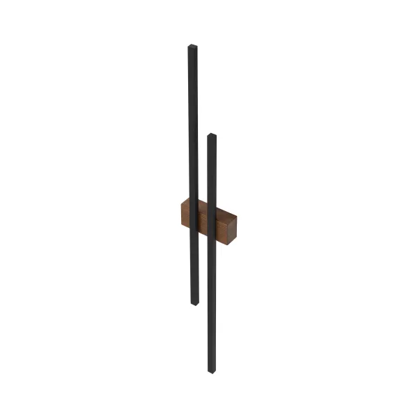 Светильник настенный светодиодный в спальню и гостиную FLASH BLACK WOOD KINKIET LED TK Lighting, LED бра в стиле хай-тек