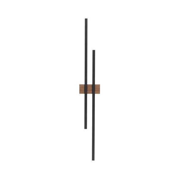 Светильник настенный светодиодный в спальню и гостиную FLASH BLACK WOOD KINKIET LED TK Lighting, LED бра в стиле хай-тек