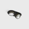 SOL IN MINI X2, L206mm, W111mm, H50mm, LED 2x7W, 3000K, чорний/срібло (01.7522.14.930.BK/BZG)
