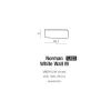 Светильник настенный светодиодный в спальню и гостиную NORMAN WALL M WHITE Azzardo, LED бра в стиле хай-тек