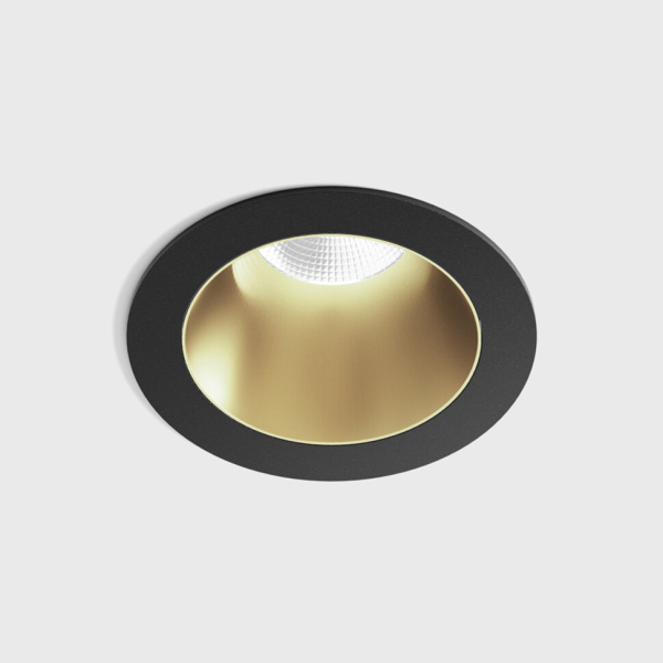 NANO R, D48мм, H67мм, LED 8W 2700K, латунь-черный (01.3910.8.927.BK + 01.A390.BR)
