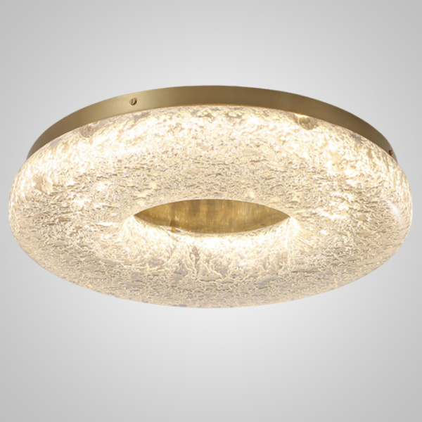 Люстра  світлодіодна  Стельовий світильник NELIUS CH D81 Brass   LED