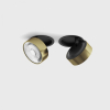 SOL IN MINI, D75mm, H26mm, LED 7W, 3000K, чёрный/латунь (01.7526.7.930.BK + SOL M RING BRASS)