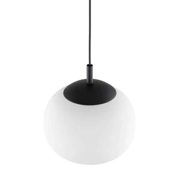 Подвесной светильник в стиле хай-тек VIBE WHITE Підвіс 1  300 TK Lighting в кухню, спальню в цвете черный