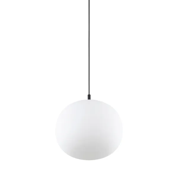 Подвесной светильник в стиле хай-тек VIBE WHITE Підвіс 1  300 TK Lighting в кухню, спальню в цвете черный