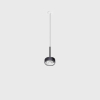 SOL MINI P NANO, D75mm, H135mm, 7W LED, 24°, 3000K, IP20, чёрный/diamond black (03.7532.7.930.BK/DBG)