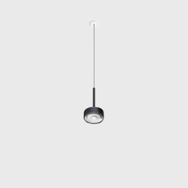 SOL MINI P NANO, D75mm, H135mm, 7W LED, 24°, 3000K, IP20, чёрный/diamond black (03.7532.7.930.BK/DBG)