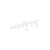 Светильник потолочный TOP GOLD 6 TK Lighting в гостиную, кухню в стиле хай-тек