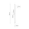 Светильник настенный светодиодный в спальню и гостиную NAVI WHITE LONG  LED TK Lighting, LED бра в стиле хай-тек