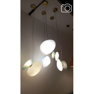 Підвісний світильник PEBBLE SUSPENTION BLUE WHITE