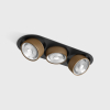 SOL IN MINI X3, L301mm, W111mm, H50mm, LED 3x7W, 3000K, чёрный/coffee (01.7523.21.930.BK/CFG)