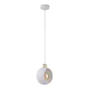 Подвесной светильник в стиле скандинавский CYKLOP WHITE TK Lighting в кухню, спальню в цвете белый