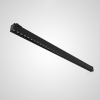 Подвесной светильник Belt light LINEAR 95cm черный светодиодная в спальню — цвет коричневый, из материала алюминий, стиль минимализм