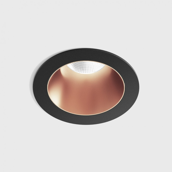 NANO R, D48мм, H67мм, LED 8W 4000K, медный-черный (01.3910.8.940.BK + 01.A390.CP)