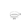 Декоративне кільце SOL M RING, D75mm, H26mm, латунь (SOL M RING BRASS)