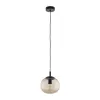 Подвесной светильник в стиле хай-тек VIBE TOPAZ LAMPA WISZACA 1 200 TK Lighting в кухню, спальню в цвете черный