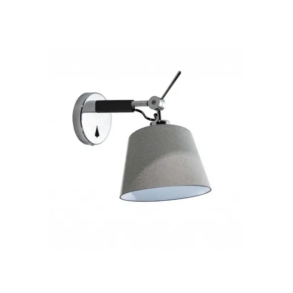 Бра настенное в спальню и гостиную ZYTA WALL XS GREY Azzardo в стиле модерн