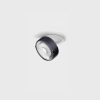 SOL IN MINI, D75mm, H26mm, LED 7W, 3000K, белый/diamond black (01.7526.7.930.WH + SOL M RING GRAIN DIAMOND BLACK)