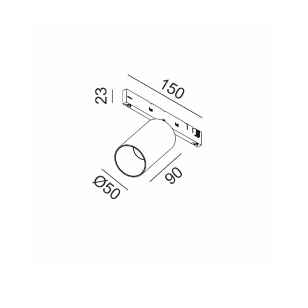 MICRO_LINE TUB M A 90, D50мм, H90мм, LED 10.8W, 3000К, DALI, sahara beige (14.0591.11.930.DALI.SB)
